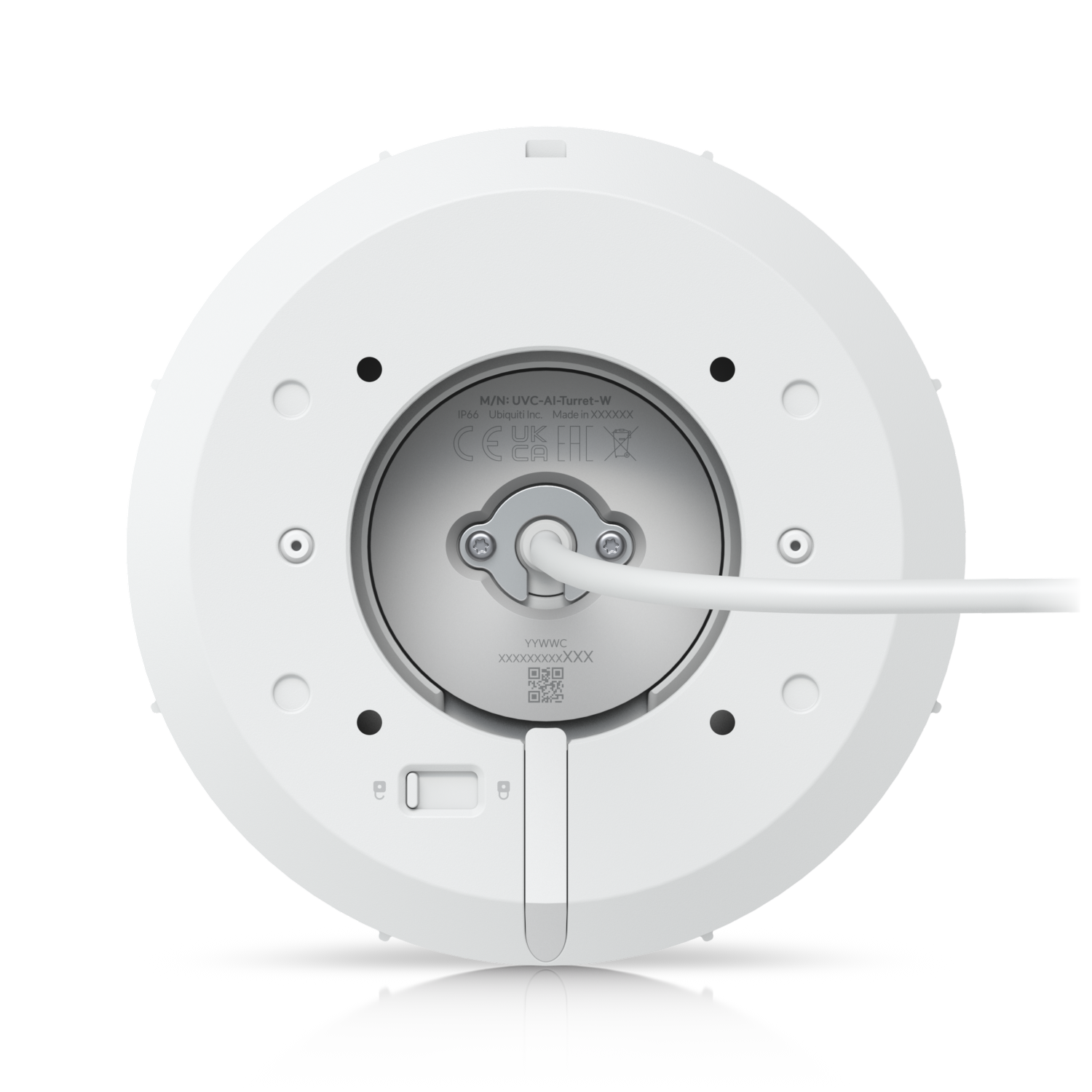 Ubiquiti UVC-AI-TURRET | AI Turret Camera | 4K | IP66 | PoE+ – White
