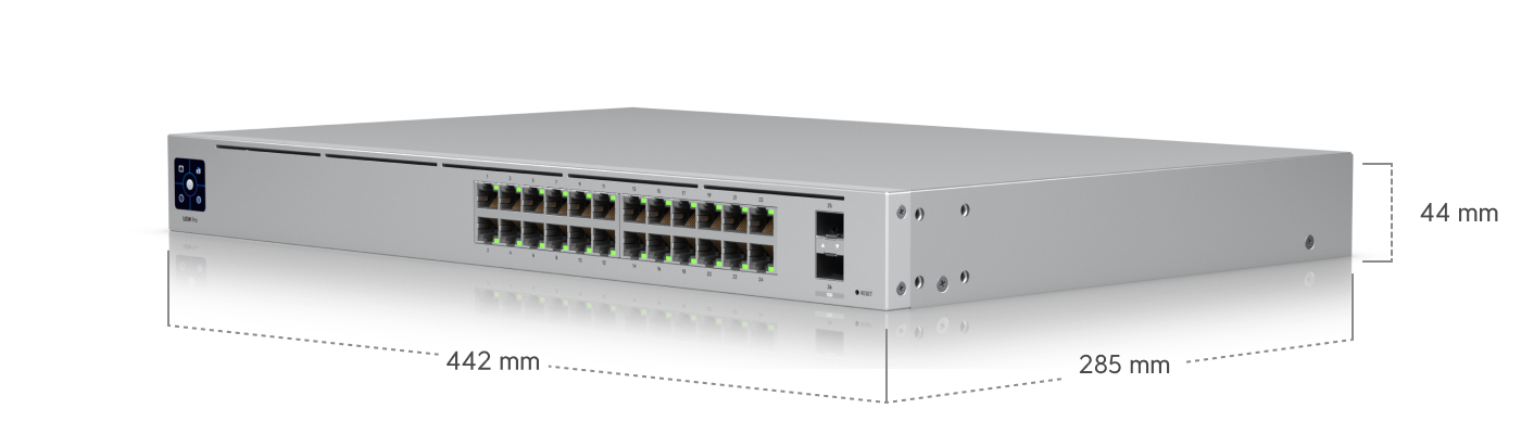 Ubiquiti USW-PRO-24 | UniFi Switch Pro 24 | 44 Gbps Switch – Default Title