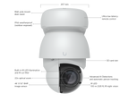 Ubiquiti UVC-AI-PTZ | AI PTZ Camera | 4K | IP66 | 22x Optical – White