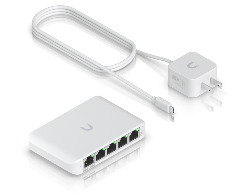 Ubiquiti USW-FLEX-MINI | UniFi Switch Flex Mini | 5 Gbps Switch – Default Title