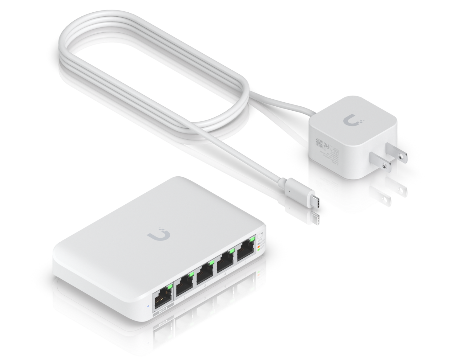 Ubiquiti USW-FLEX-MINI | UniFi Switch Flex Mini | 5 Gbps Switch – Default Title