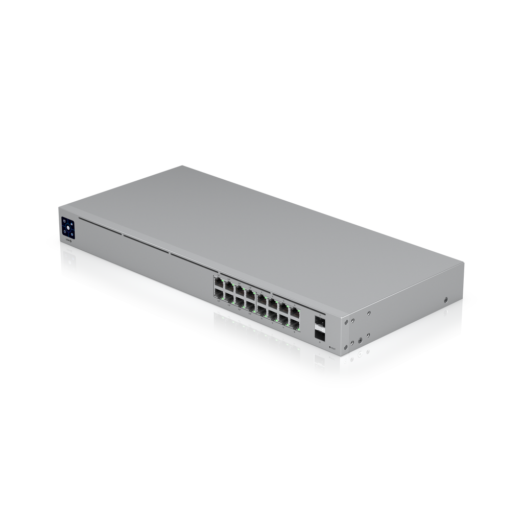 Ubiquiti USW-16-POE | UniFi Switch 16 PoE | 18 Gbps Switch – Default Title