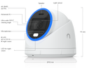 Ubiquiti UVC-AI-TURRET | AI Turret Camera | 4K | IP66 | PoE+ – White