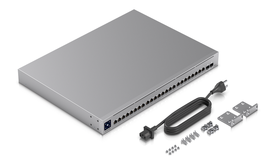 Ubiquiti USW-ENT-24-POE | UniFi Enterprise 24 PoE | 62 Gbps Switch – Default Title