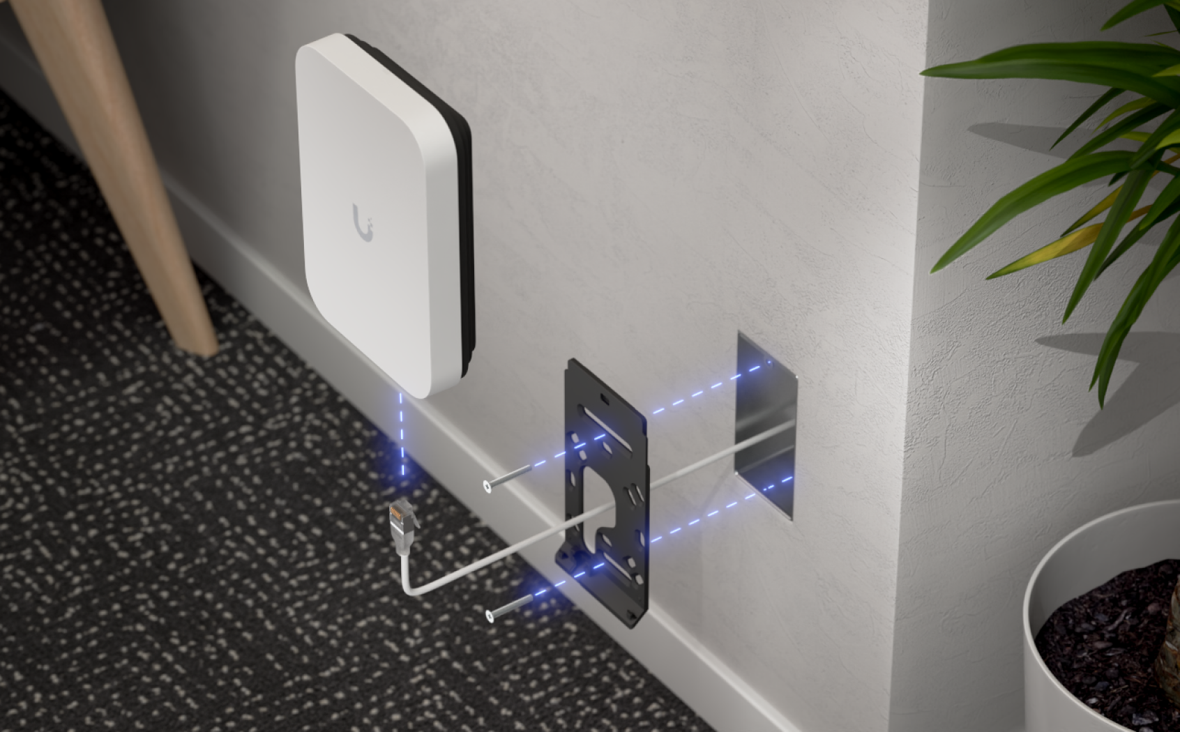 Ubiquiti U7-PRO-XG-WALL | UniFi U7 Pro XG Wall | WiFi 7 | 10 GbE… – Default Title