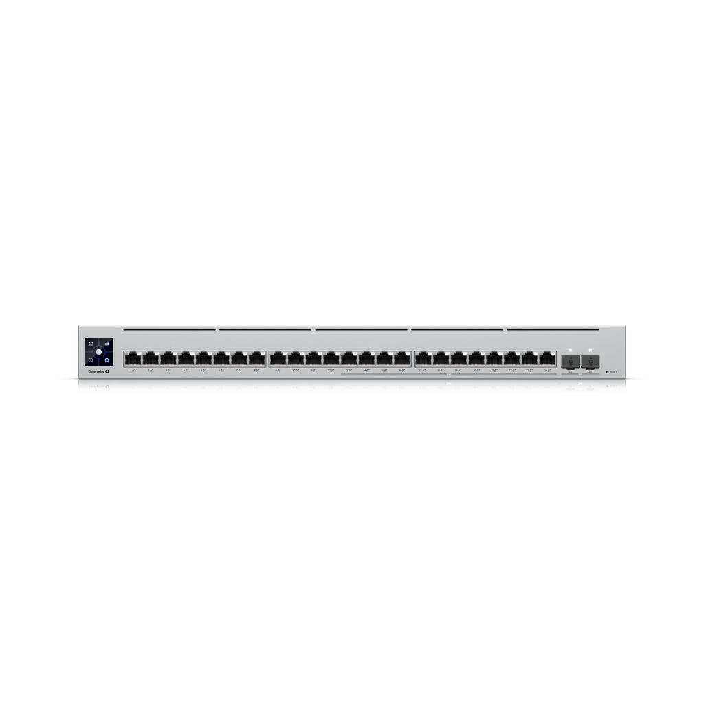 Ubiquiti USW-ENT-24-POE | UniFi Enterprise 24 PoE | 62 Gbps Switch – Default Title