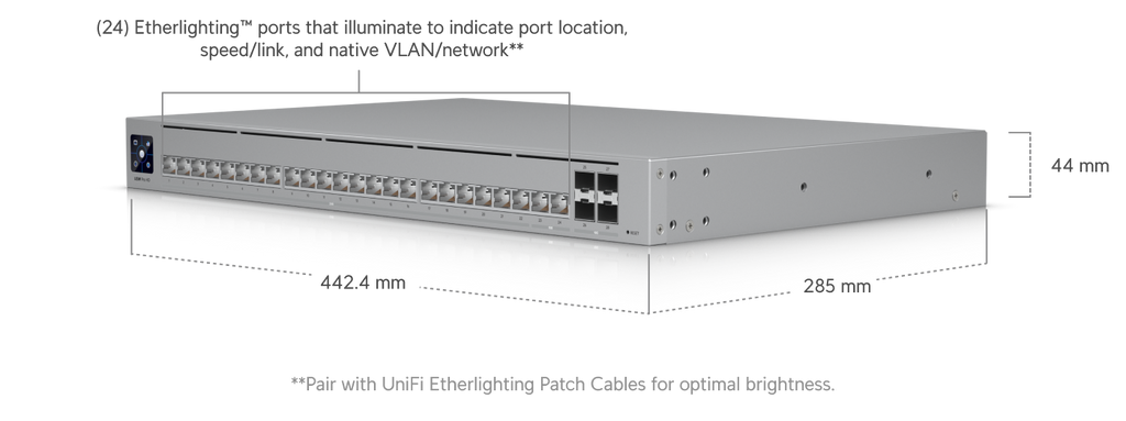 Ubiquiti USW-PRO-HD-24 | UniFi Pro HD 24 Switch | 115 Gbps Switch – Default Title