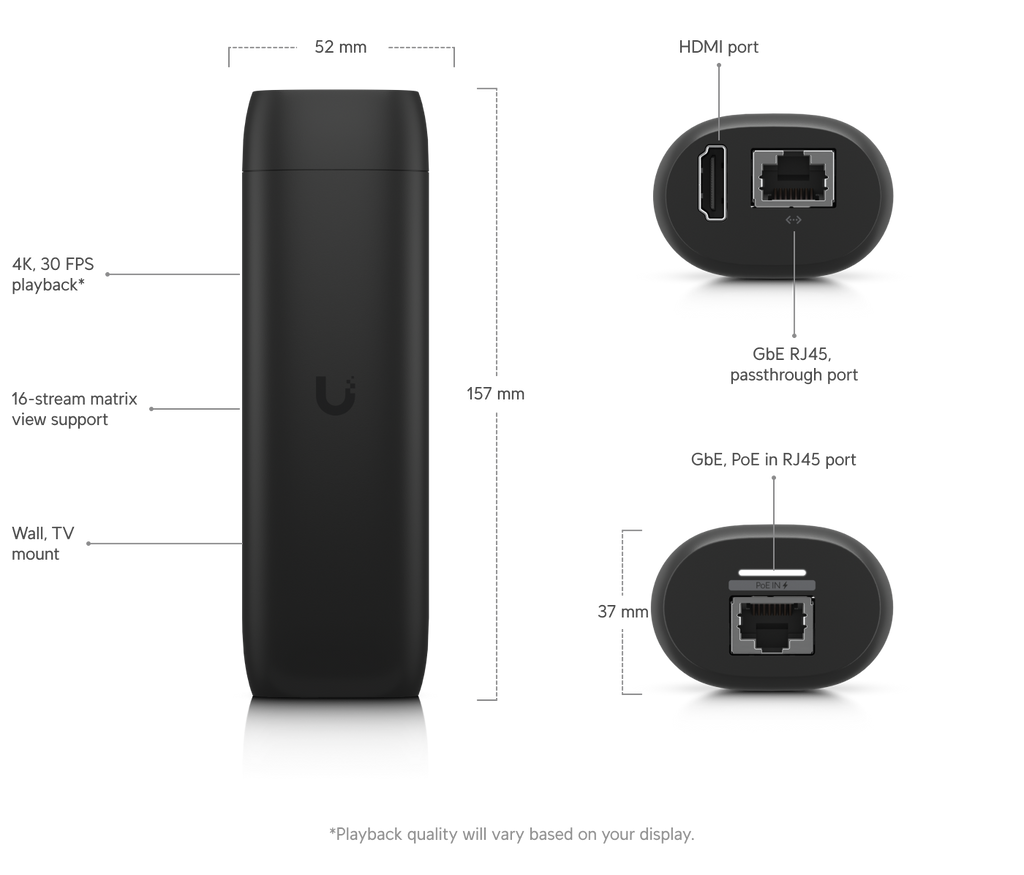 Ubiquiti UFP-VIEWPORT | UniFi Protect ViewPort – Default Title