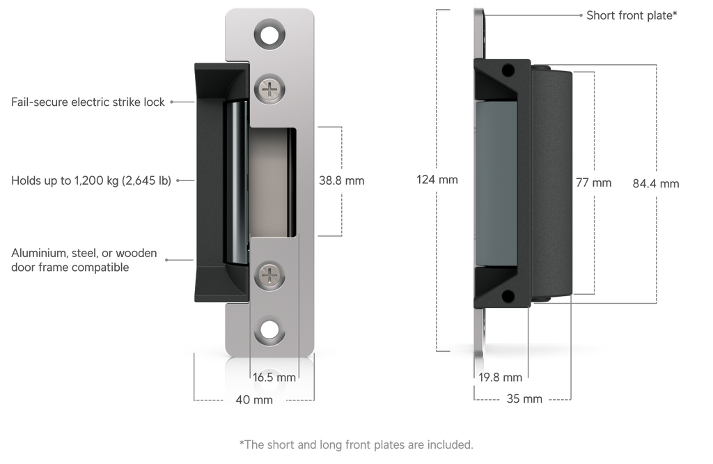 Ubiquiti UA-LOCK-ELECTRIC | UniFi Electric Door Lock – Default Title