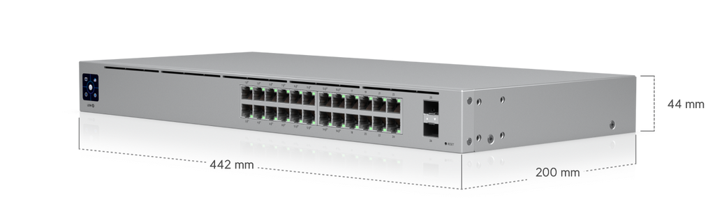 Ubiquiti USW-24-POE | UniFi Switch 24 PoE | 26 Gbps Switch – Default Title