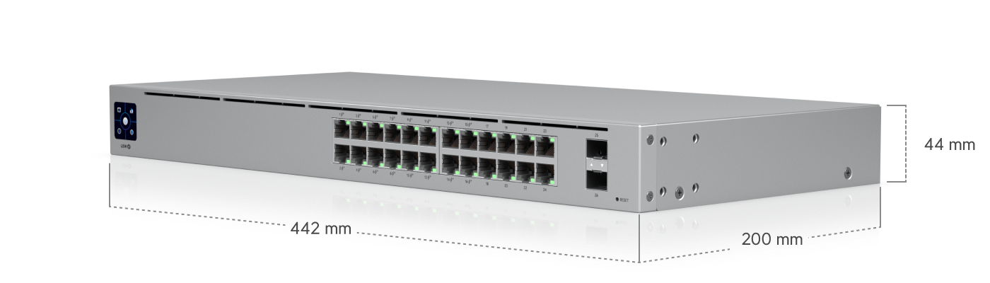Ubiquiti USW-24-POE | UniFi Switch 24 PoE | 26 Gbps Switch – Default Title