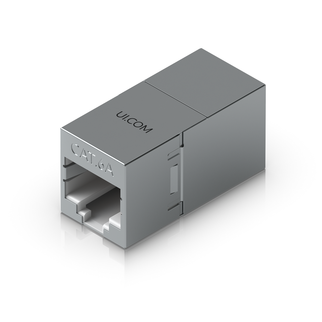 Ubiquiti UACC-RJ45-COUPLER-C6A | RJ45 Inline Coupler – Cat6A