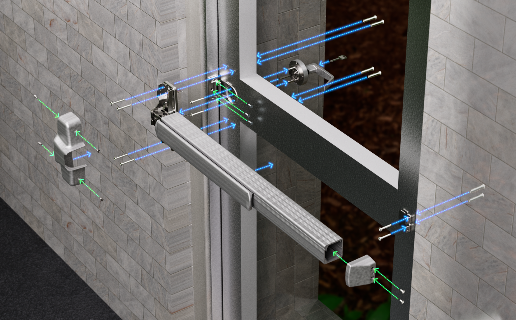 Ubiquiti UACC-PANICBAR | Door Access Panic Bar – Default Title