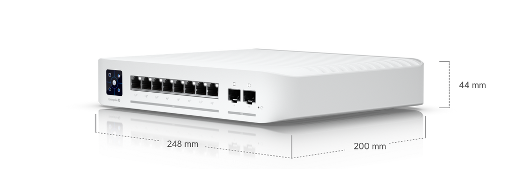 Ubiquiti USW-ENT-8-POE | UniFi Enterprise 8 PoE | 40 Gbps Switch – Default Title