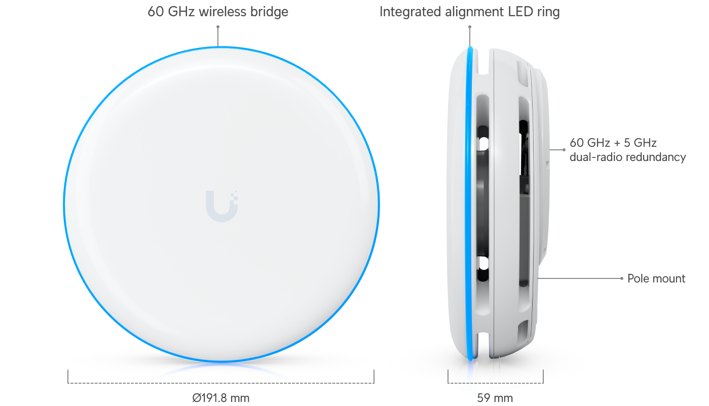 Ubiquiti UBB-XG | UniFi Building‑to‑Building Bridge XG – Default Title