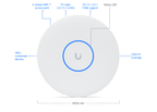 Ubiquiti U7-PRO-XG | UniFi U7 Pro XG | WiFi 7 | 10 GbE | PoE+ – Black