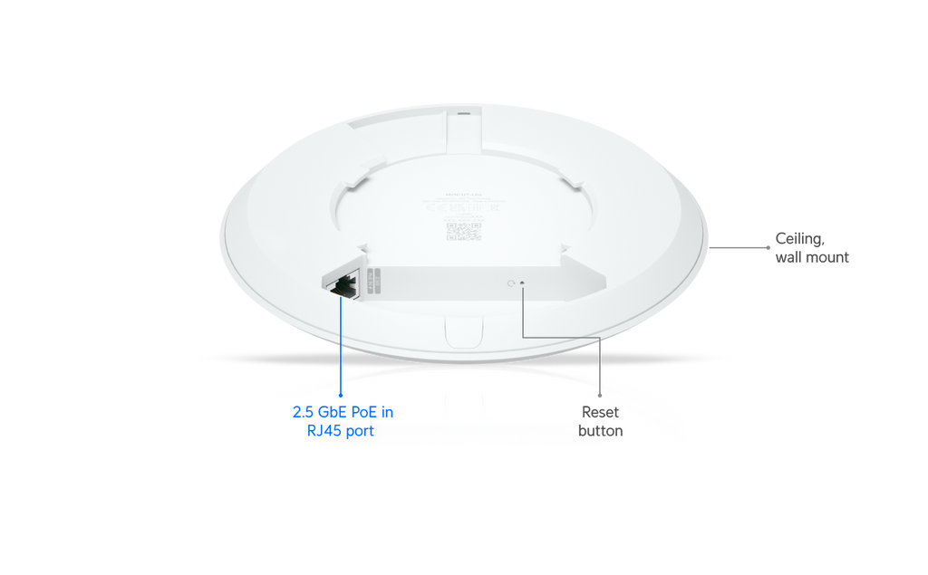 Ubiquiti U7-LITE | UniFi U7 Lite | WIFi 7 | 2.5 GbE | PoE – Default Title