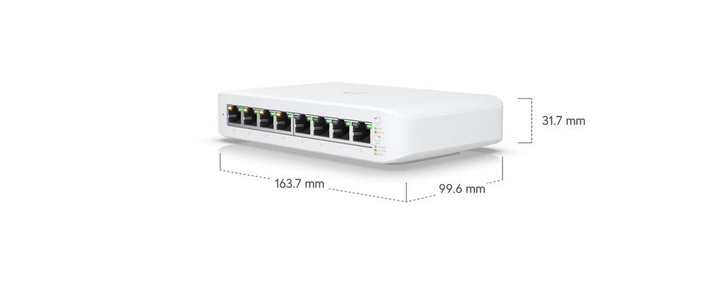 Ubiquiti USW-LITE-8-POE | UniFi Lite 8 PoE Switch | 8 Gbps Switch – Default Title