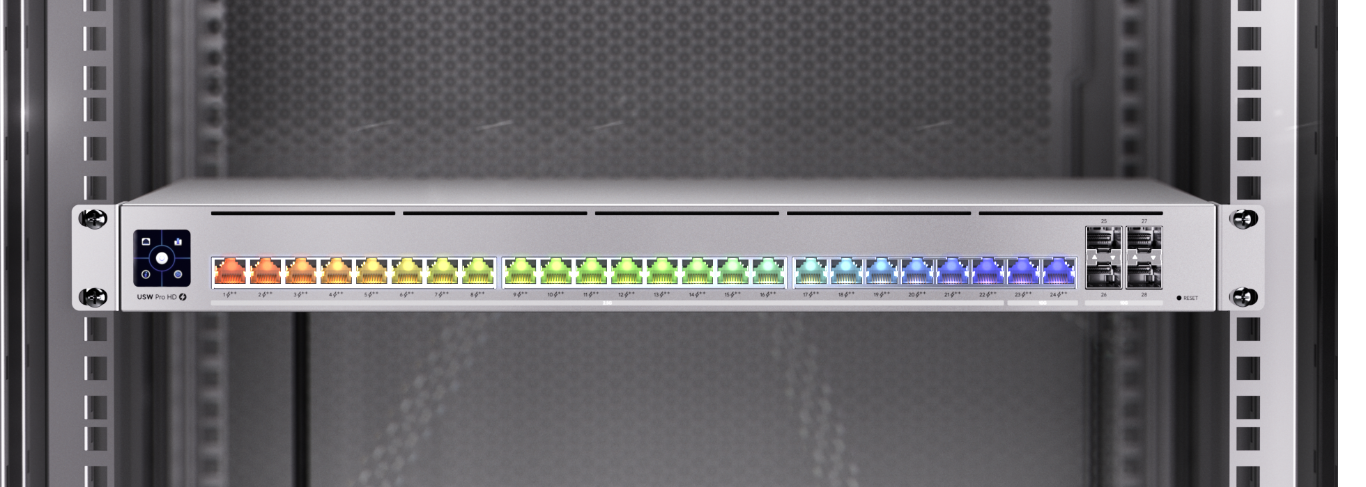 Ubiquiti USW-PRO-HD-24-POE | UniFi Pro HD 24 PoE Switch | 115 Gbps… – Default Title