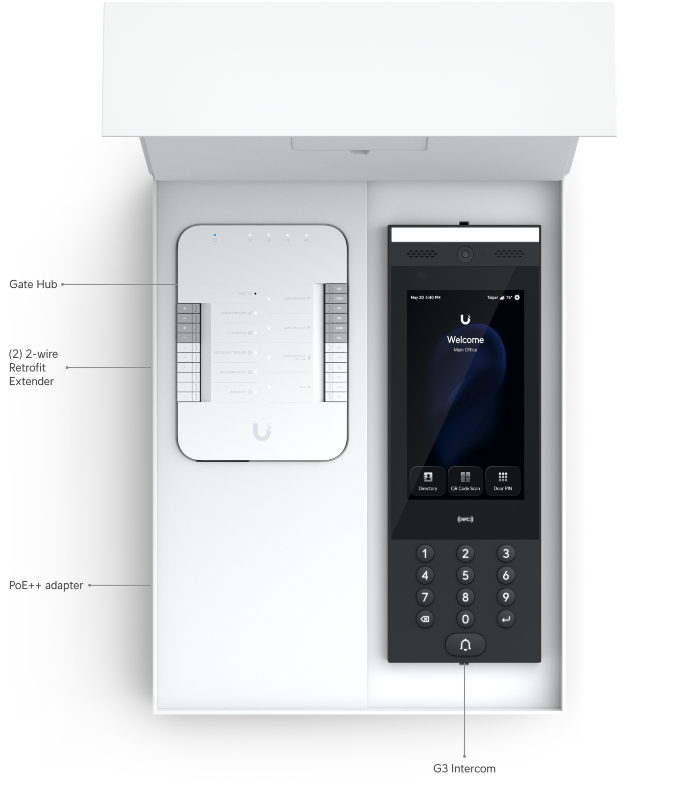 Ubiquiti UA-G3-SK-GATE | UniFi Access Gate Starter Kit – Default Title