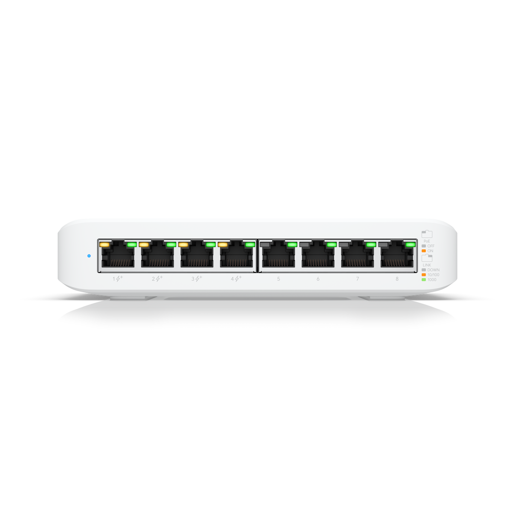 Ubiquiti USW-LITE-8-POE | UniFi Lite 8 PoE Switch | 8 Gbps Switch – Default Title