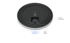 Ubiquiti U7-PRO-XG | UniFi U7 Pro XG | WiFi 7 | 10 GbE | PoE+ – Black