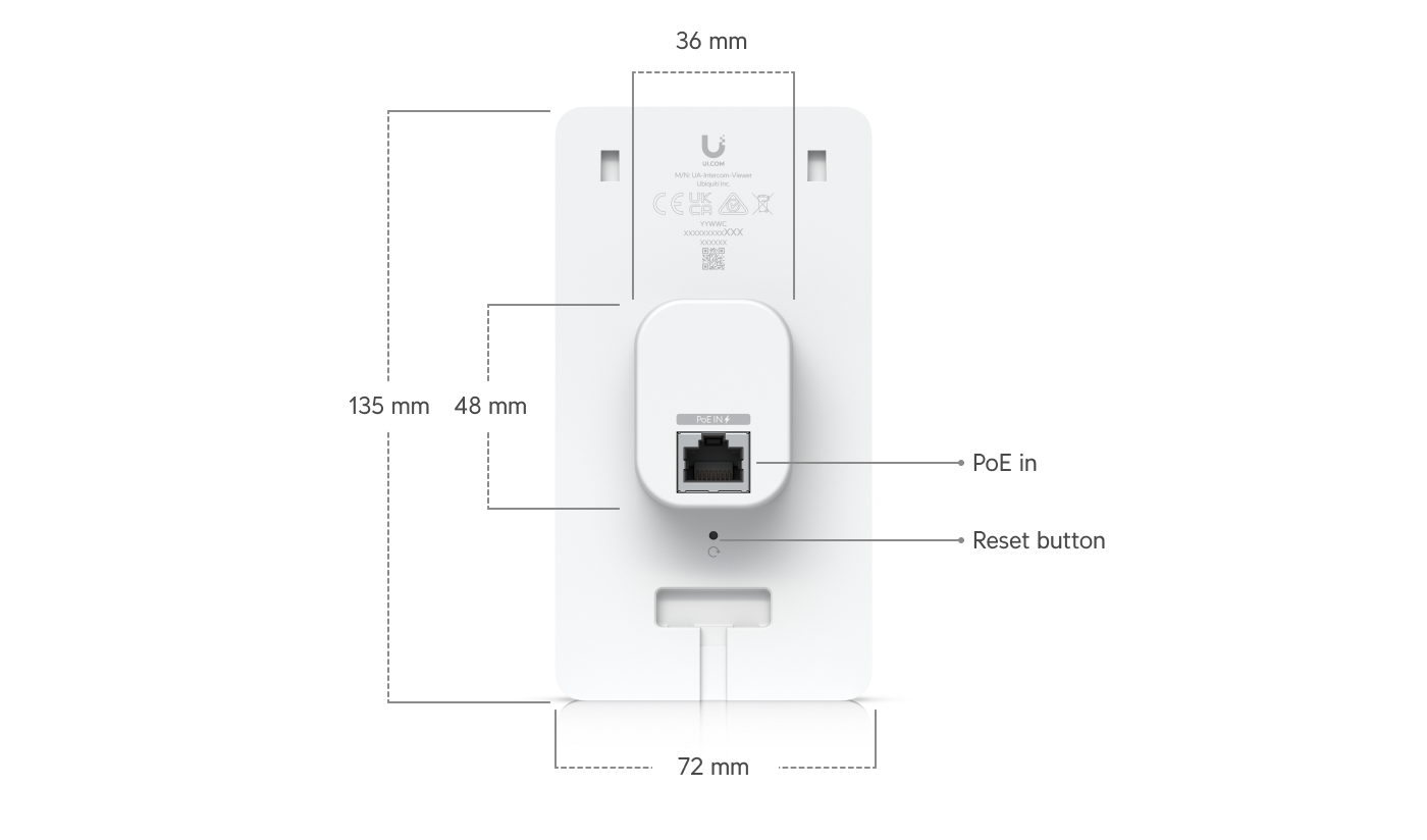 Ubiquiti UA-INTERCOM | UniFi Access Intercom – 3‑inch