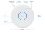 Ubiquiti U7-PRO-XGS | UniFi U7 Pro XGS | WiFi 7 | 10 GbE | PoE++ – Black