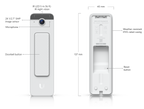 Ubiquiti UVC-DOORBELL-LITE | Doorbell Lite | 5MP | IPX5 | PoE – White